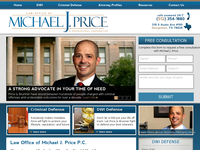 MICHAEL PRICE website screenshot