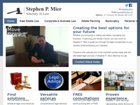 STEPHEN MIER website screenshot