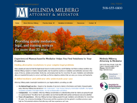 MELINDA MILBERG website screenshot