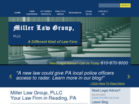 LARRY MILLER website screenshot