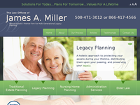JAMES MILLER website screenshot