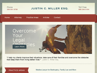 JUSTIN MILLER website screenshot