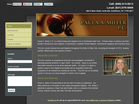 PAULA MILLER website screenshot