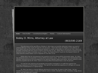 BOBBY MIMS website screenshot