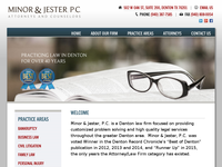 TOM JESTER website screenshot