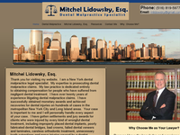 MITCHEL LIDOWSKY website screenshot