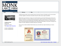 BRANDON MONK website screenshot