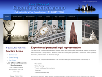 EUGENIA MONTEMARANO website screenshot