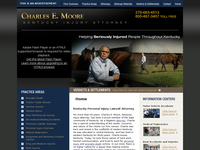 CHARLES MOORE website screenshot