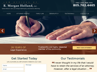 R MORGAN HOLLAND website screenshot