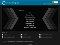 HOLT MORRISON website screenshot