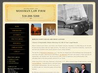 MARK MOSSMAN website screenshot