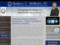 MATTHEW MULHOFER website screenshot