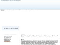 M MURFREE IV website screenshot