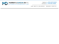 MURRAY DUNCAN JR website screenshot