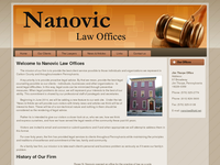 JAMES NANOVIC website screenshot