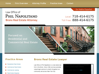 PHIL NAPOLITANO website screenshot