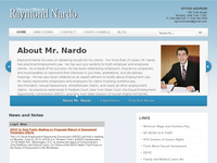RAYMOND NARDO website screenshot