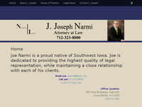 J JOSEPH NARMI website screenshot