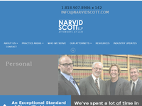 MICHAEL NARVID website screenshot