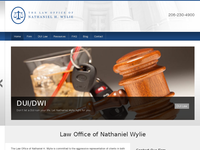 NATHANIEL WYLIE website screenshot