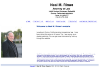 NEAL RIMER website screenshot