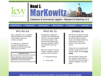 NEAL MARKOWITZ website screenshot