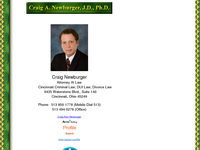 CRAIG NEWBURGER website screenshot