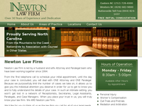 J JEFFERSON NEWTON website screenshot