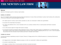 RANDALL NEWTON website screenshot