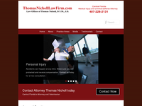 THOMAS NICHOLL website screenshot