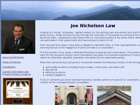 JOE NICHOLSON website screenshot