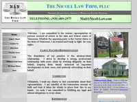 JOHN NICOLL website screenshot