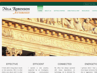 NILA JEAN ROBINSON website screenshot