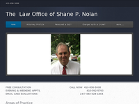 SHANE NOLAN website screenshot
