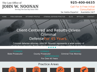 JOHN NOONAN website screenshot