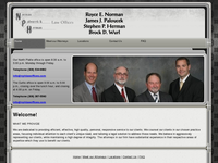 ROYCE NORMAN website screenshot