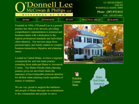 TIMOTHY O DONNELL website screenshot