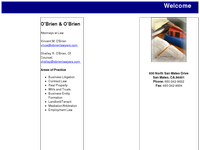 VINCENT O'BRIEN website screenshot