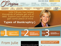 JULIE O'BRYAN website screenshot