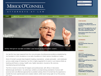 MIRICK O'CONNELL website screenshot