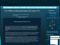 BERNARD O'CONNOR website screenshot