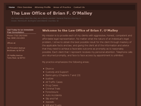 BRIAN O'MALLEY website screenshot