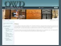 DAVID WALLACE website screenshot