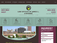 JAMES O'ROURKE website screenshot