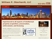 WILLIAM OBERHARDT website screenshot