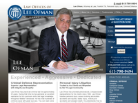LEE OFMAN website screenshot