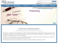 OKSANA VAN ROOY website screenshot