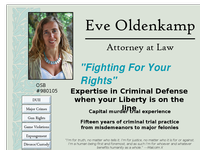 EVELYN OLDENKAMP website screenshot