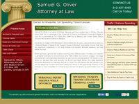 SAMUEL OLIVER website screenshot